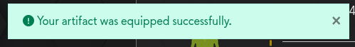 Your artifact was equipped successfully..png