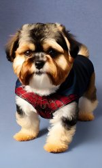 Spiderman and his shih tzu pet.jpg