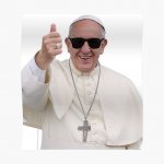 _Funny Thumbs up Pope Francis_ Poster for Sale by Beltschazar.jpg